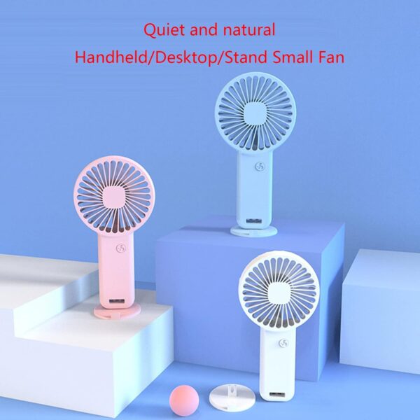 Handheld Fan – USB Rechargeable Mini Fan - Image 2