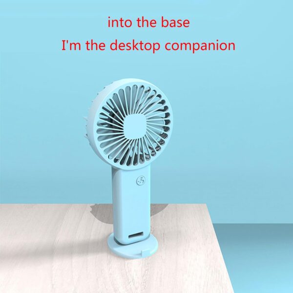 Handheld Fan – USB Rechargeable Mini Fan - Image 4