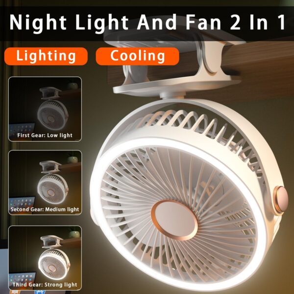 Desktop Standing Mini Electric Fan - Image 7