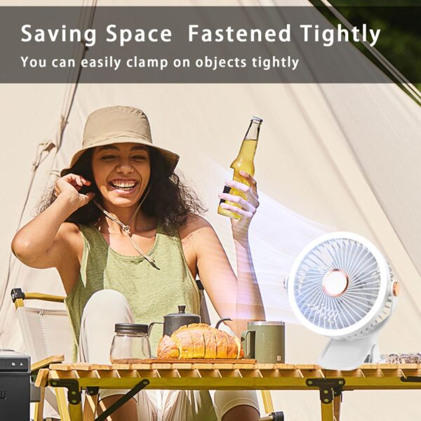 Desktop Standing Mini Electric Fan - Image 4