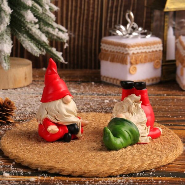 Christmas Faceless Santa Doll Ornament - Image 5