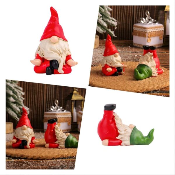 Christmas Faceless Santa Doll Ornament - Image 3