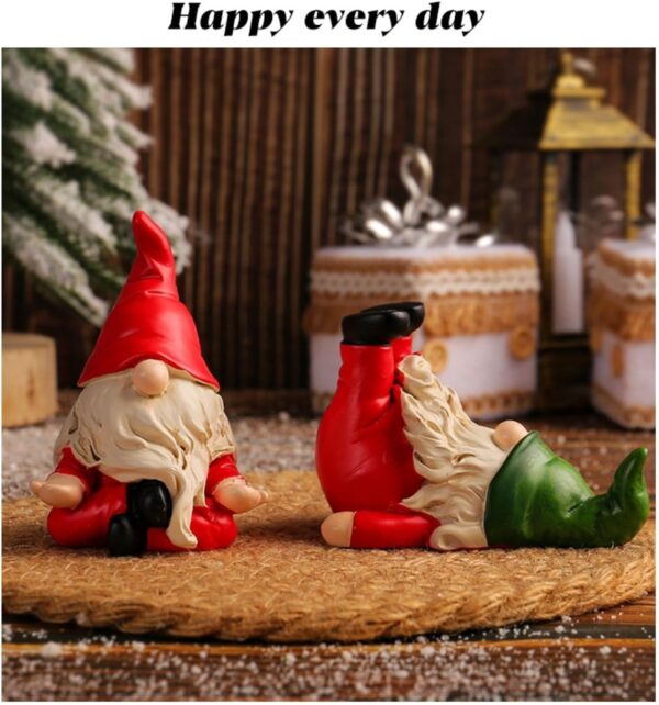 Christmas Faceless Santa Doll Ornament - Image 8