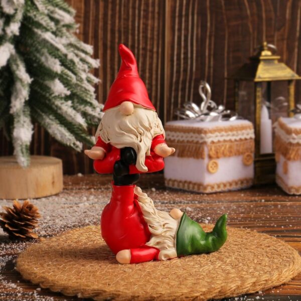 Christmas Faceless Santa Doll Ornament - Image 4