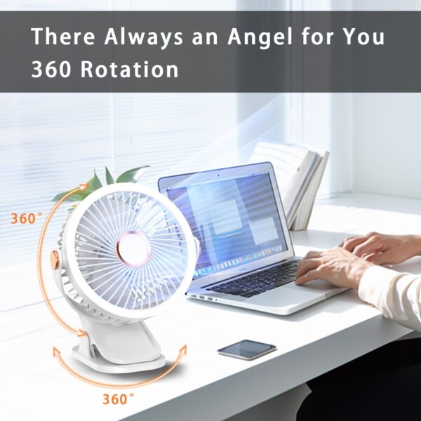 Desktop Standing Mini Electric Fan - Image 5