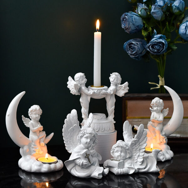 Angel Candle Holder Lantern - Image 2