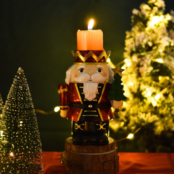 Nutcracker Candle Holder Ornament - Image 4