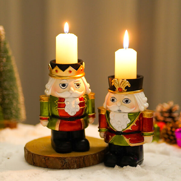 Nutcracker Candle Holder Ornament - Image 2