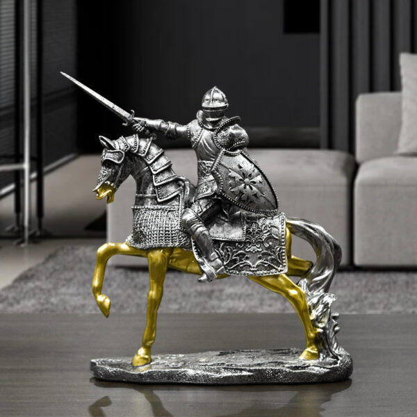 Vintage Armor Knight Figurine - Image 4