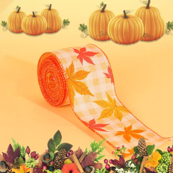 Thanksgiving Ribbon for Festive Decoration - Image 4