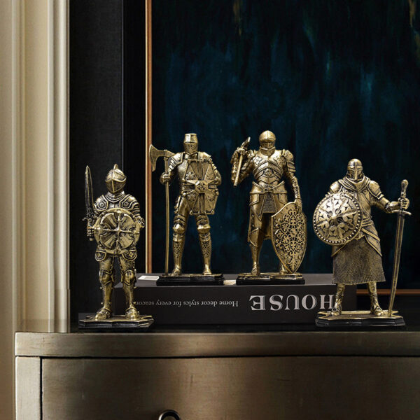 Vintage Armor Knight Figurine - Image 2