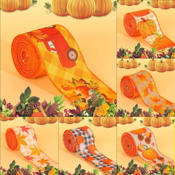Thanksgiving Ribbon for Festive Decoration - Image 2