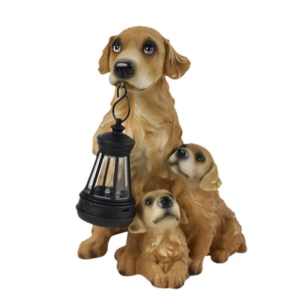 Lifelike Dog Resin Figurine