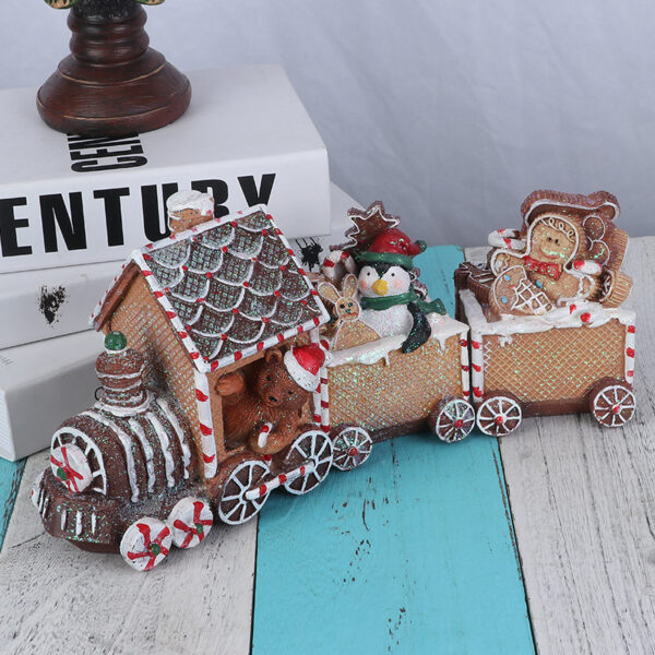 Christmas Train Decoration Ornament - Image 4