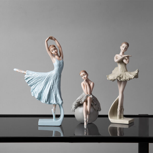 Creative Ballet Girl Figurine - Image 2