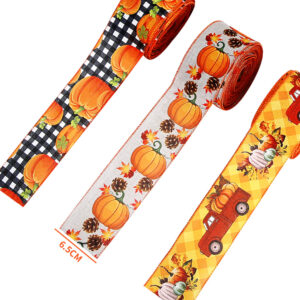 Thanksgiving Ribbon for Festive Decoration