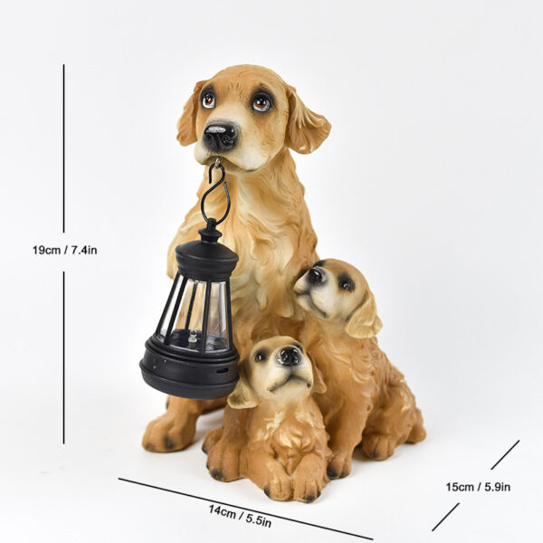 Lifelike Dog Resin Figurine - Image 3