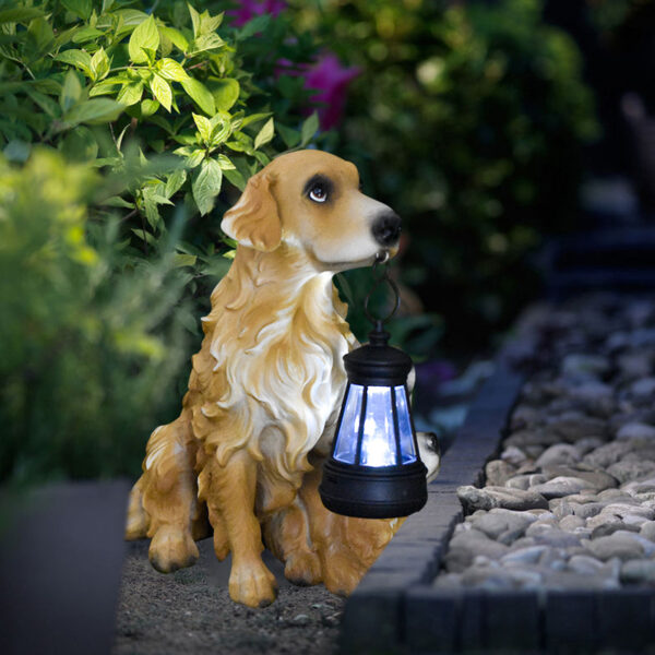 Lifelike Dog Resin Figurine - Image 5