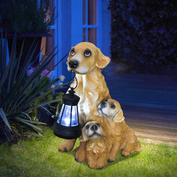 Lifelike Dog Resin Figurine - Image 2