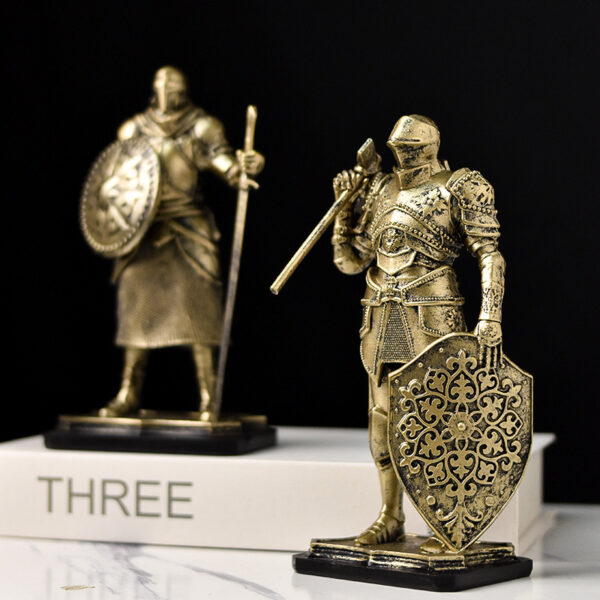 Vintage Armor Knight Figurine - Image 3