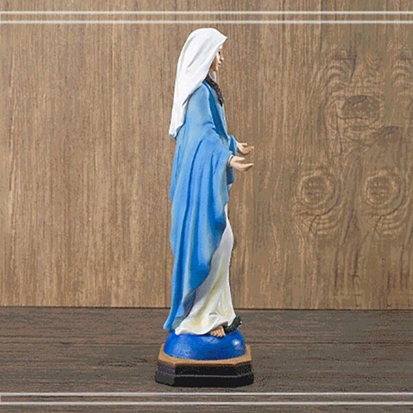 Virgin Mary Resin Figurine for Home or Church Décor - Image 3