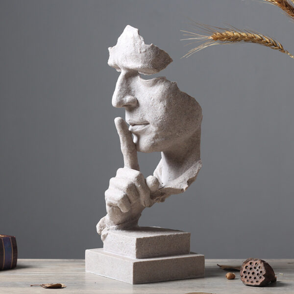 Abstract Human Resin Art Figurine - Image 2