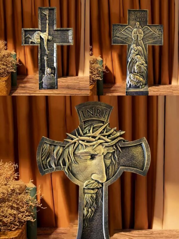 Jesus Saving the Lost Wall Cross Decor - Image 4