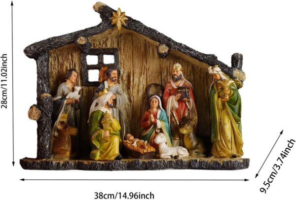 Manger Birth of Jesus Figurines - Image 5