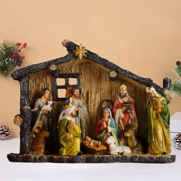 Manger Birth of Jesus Figurines - Image 6
