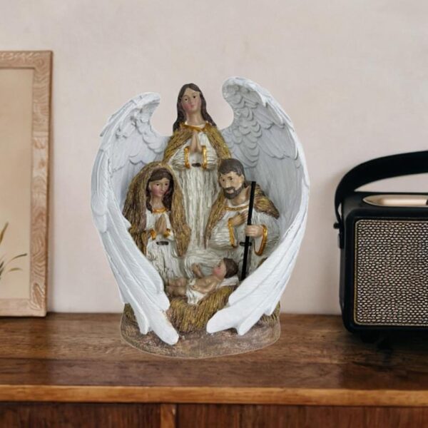 Angel Nativity Scene Figurine Set - Image 2