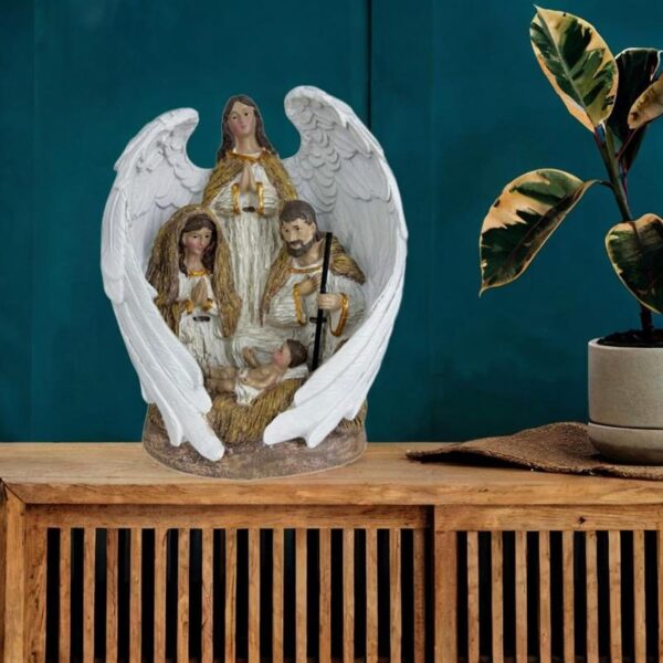 Angel Nativity Scene Figurine Set - Image 5