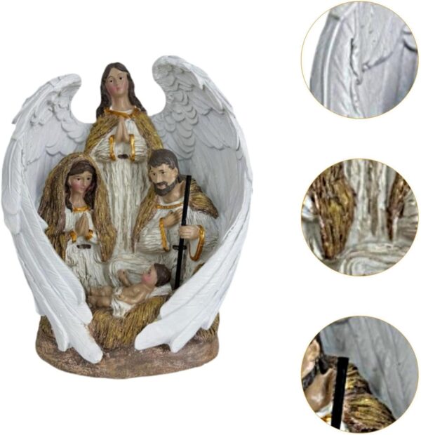 Angel Nativity Scene Figurine Set - Image 3