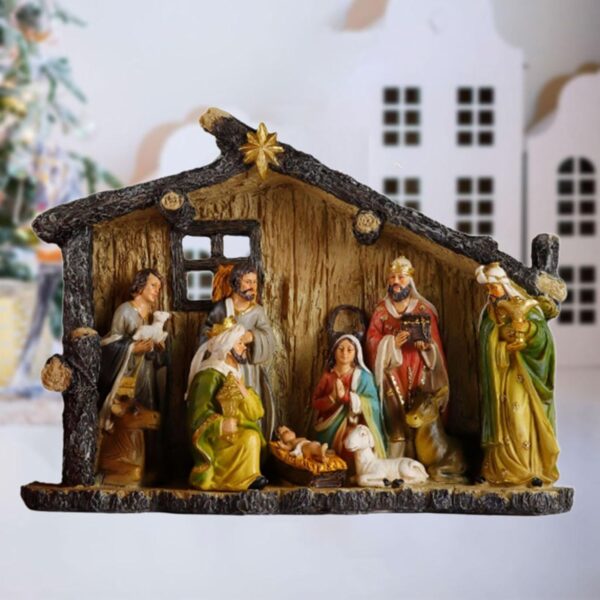 Manger Birth of Jesus Figurines - Image 3