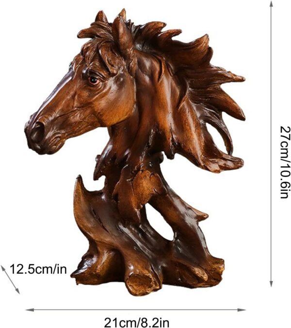 Creative Lifelike Animal Head Resin Figurine - Image 6