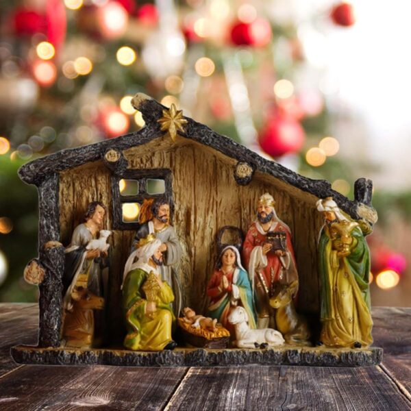 Manger Birth of Jesus Figurines - Image 2