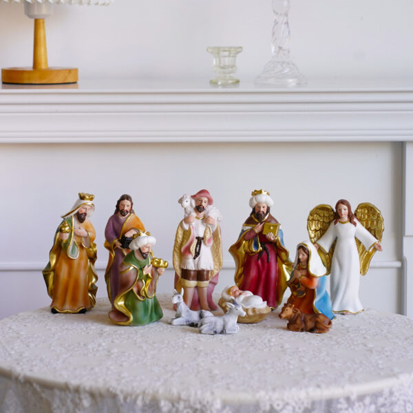 Nativity Scene Desktop Figurine Set - Image 6