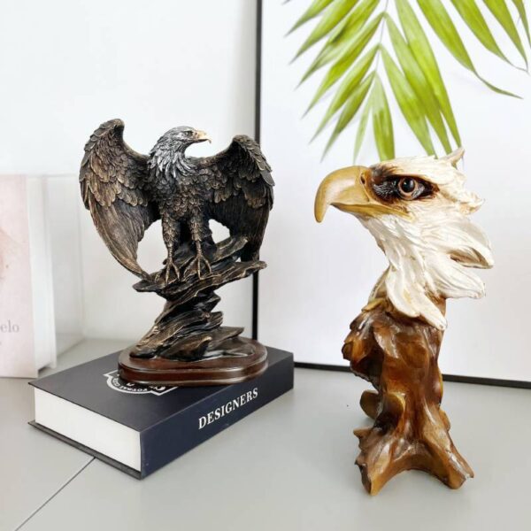 Creative Lifelike Animal Head Resin Figurine - Image 10
