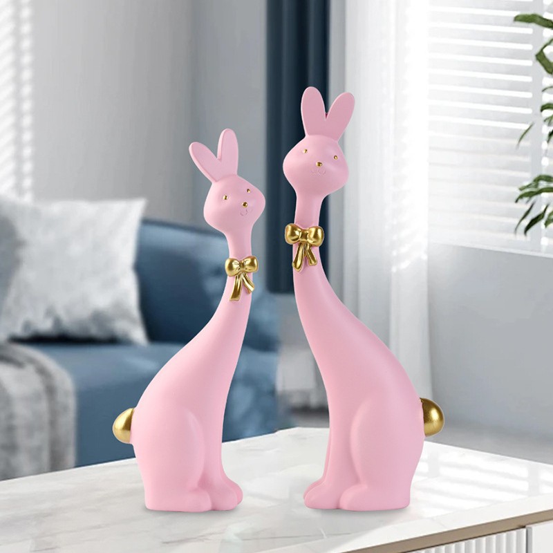 Creative Abstract Painted Rabbit - Image 5