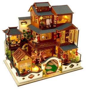 Chinese Courtyard Loft DIY Miniature House Kit