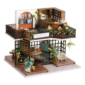 DIY Miniature House – Jungle Tea Shop | Cute Scaled Model Creative Decorative Gift