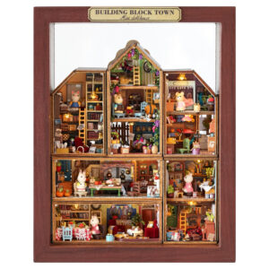 Mini Block Town Set – 6-Piece Collection of Exquisite Toy Models