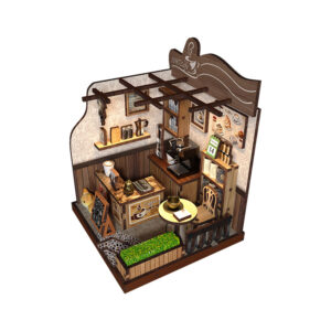 Country Coffee House Wooden DIY Model Kit