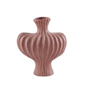 Luxury Wabi-Sabi Ceramic Vase for Fresh & Dried Flowers, Retro Home Decor